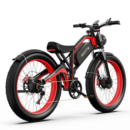 DUOTTS N26 750W *2 26" Double Moteur Fat Bike électrique avec 960Wh Samsung Batterie Mobylette électrique