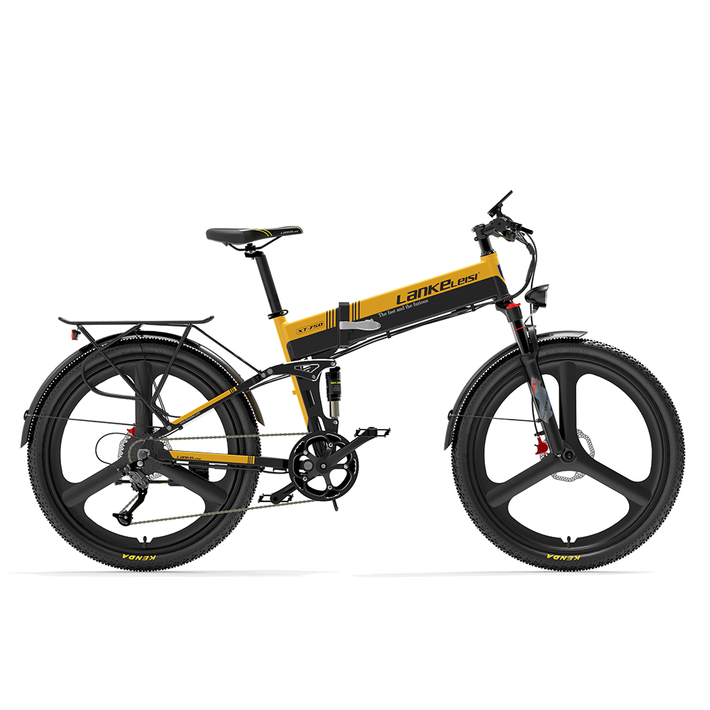 Lankeleisi XT750 Sports Version 500W 26" Bicicletta elettrica pieghevole da montagna 12,8 Ah