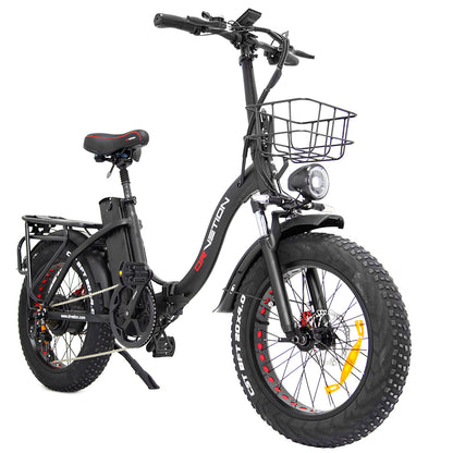 Drvetion CT20 750W 20" Foldable Electric Fat Bike Step-through E-bike