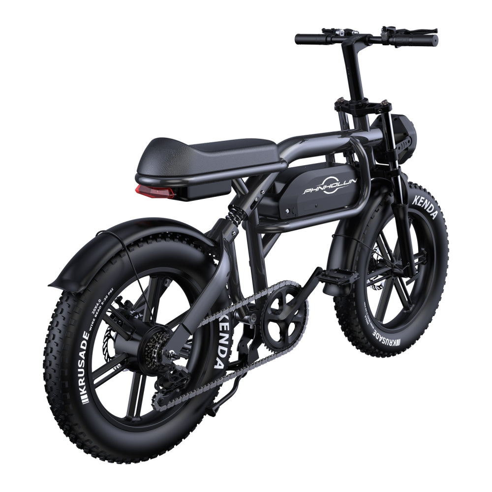 PHNHOLUN C8 1000W 20" Fat Bike Full Suspension 960Wh E-Mountain Bike