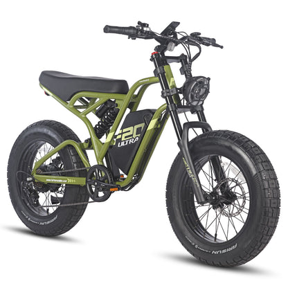 Fafrees F20 Ultra 750W 20" Fatbike Elektrofahrrad 1200Wh LG Akku Moped E-Bike