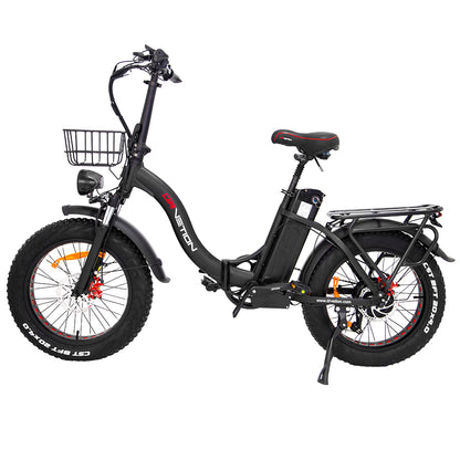 Drvetion CT20 750W 20" Foldable Electric Fat Bike Step-through E-bike