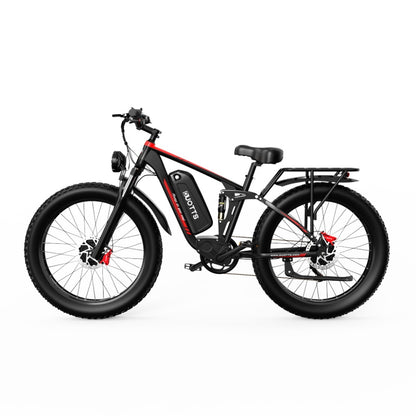 DUOTTS S26 750W*2 26" Doppelmotor Fatbike Elektrofahrrad 960Wh Samsung Akku Fully E-MTB