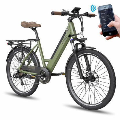 Fafrees F26 Pro 250W 26" elektrische trekkingfiets stadse-bike 14,5Ah ondersteuning APP