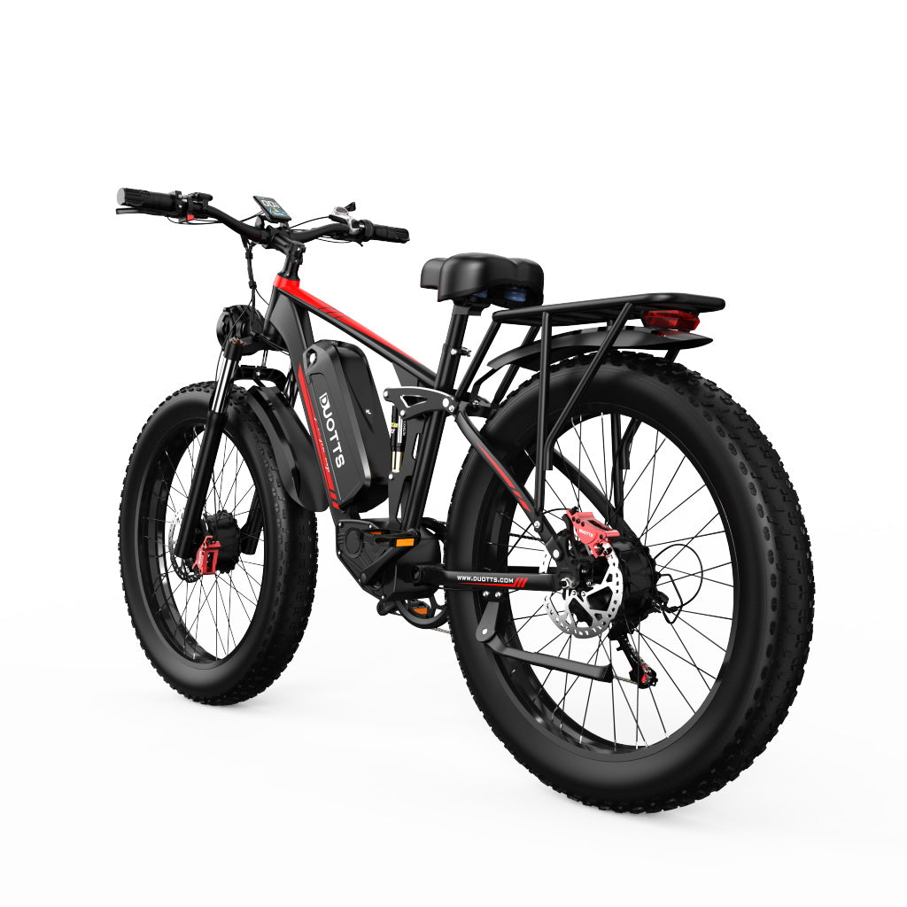 DUOTTS S26 750W*2 26" Doppelmotor Fatbike Elektrofahrrad 960Wh Samsung Akku Fully E-MTB