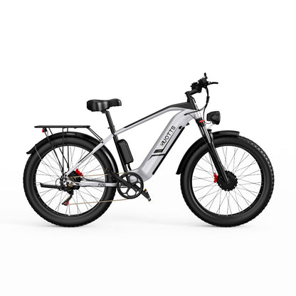 DUOTTS F26 750W*2 26" Dual Motor Electric Fat Bike 960Wh Samsung Battery SUV E-bike