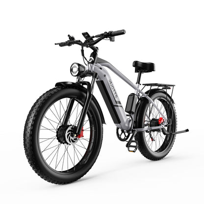 DUOTTS F26 750W*2 26" Dual Motor Electric Fat Bike 960Wh Samsung Battery SUV E-bike