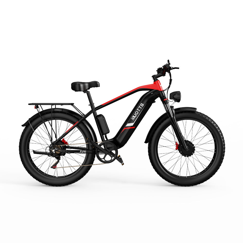 DUOTTS F26 750W*2 26" Dual Motor Electric Fat Bike 960Wh Samsung Battery SUV E-bike