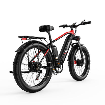 DUOTTS F26 750W*2 26" Dual Motor Electric Fat Bike 960Wh Samsung Battery SUV E-bike