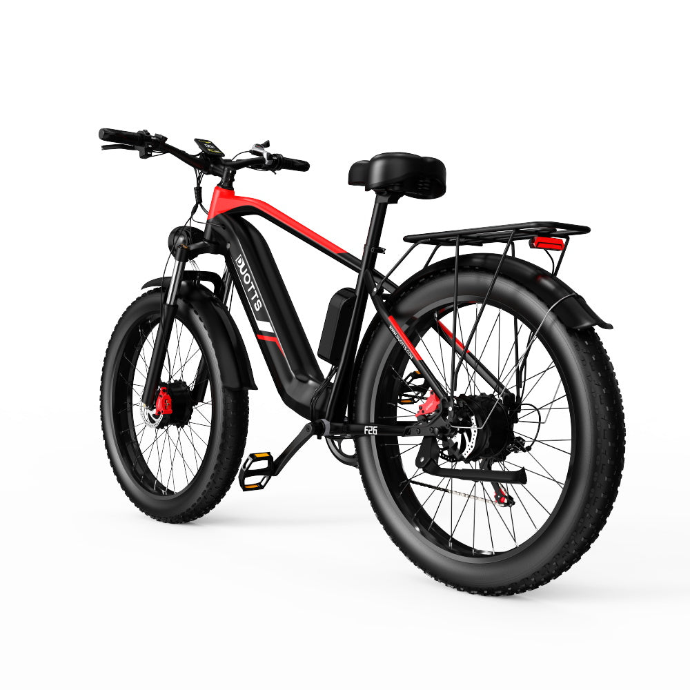 DUOTTS F26 750W*2 26" Dual Motor Electric Fat Bike 960Wh Samsung Battery SUV E-bike