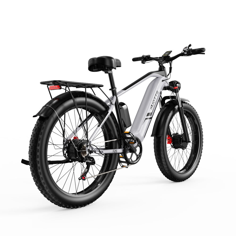 DUOTTS F26 750W*2 26" Double Moteur Fat Bike électrique avec 960Wh Samsung Batterie SUV E-bike