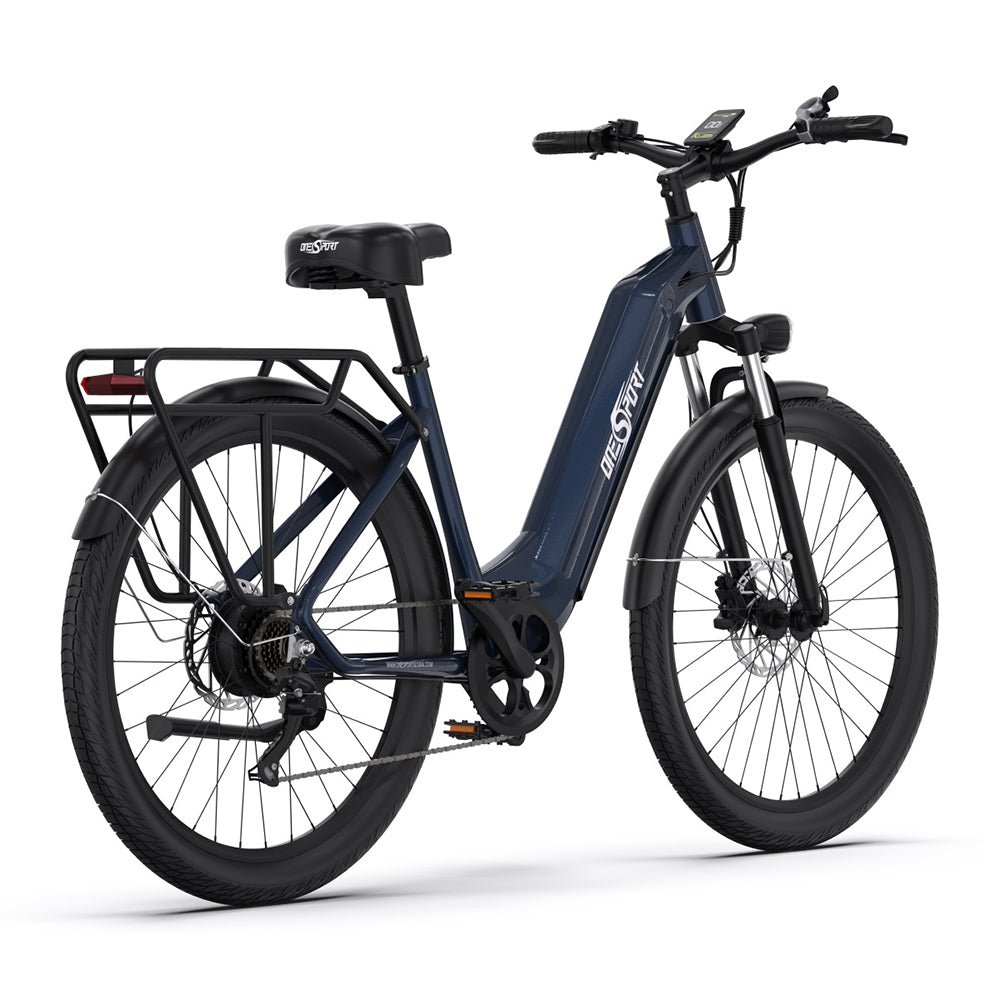 OneSport OT05 250W 27.5" Electric Trekking Bike with Torque Sensor 655Wh City E-bike Support APP