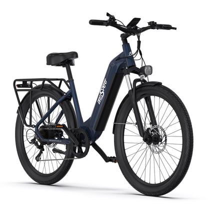 OneSport OT05 250W 27,5" Elektro-Trekkingrad mit Drehmomentsensor 655Wh City E-Bike Support APP