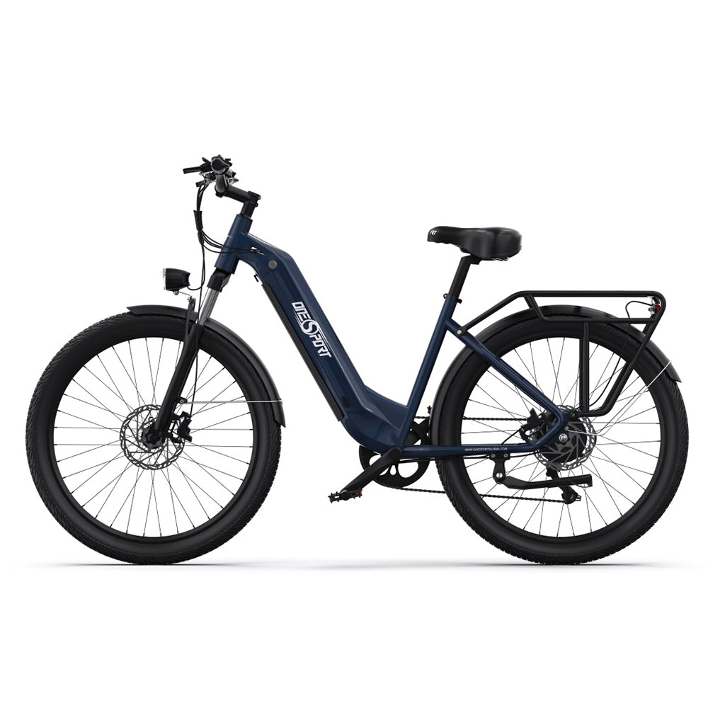 OneSport OT05 250W 27,5" Elektro-Trekkingrad mit Drehmomentsensor 655Wh City E-Bike Support APP