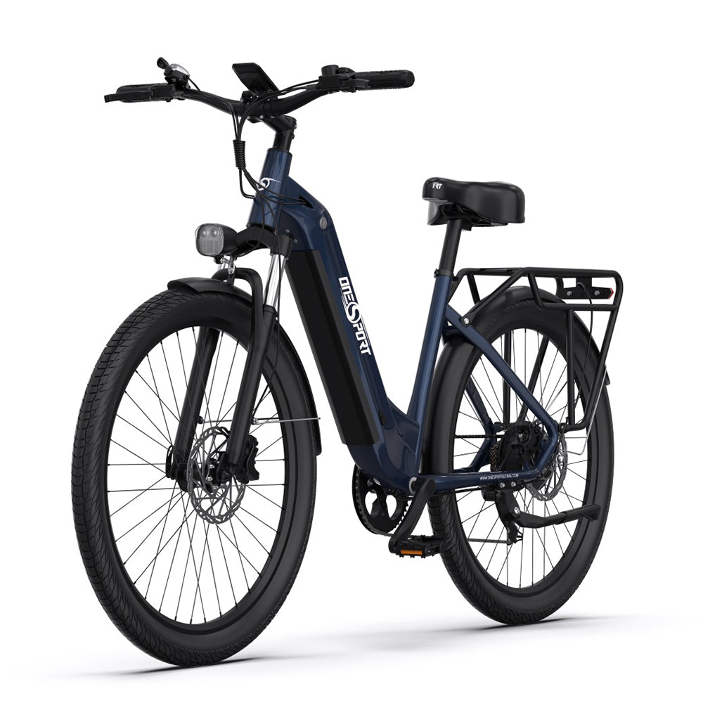 OneSport OT05 250W 27,5" Elektro-Trekkingrad mit Drehmomentsensor 655Wh City E-Bike Support APP