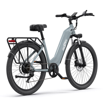 Bici da trekking elettrica OneSport OT05 250W 27,5" con sensore di coppia 655Wh Supporto per bici elettrica da città APP