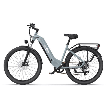 Bici da trekking elettrica OneSport OT05 250W 27,5" con sensore di coppia 655Wh Supporto per bici elettrica da città APP