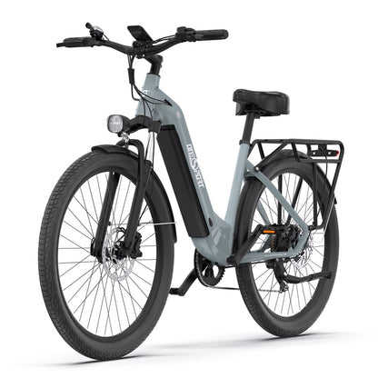 Bici da trekking elettrica OneSport OT05 250W 27,5" con sensore di coppia 655Wh Supporto per bici elettrica da città APP