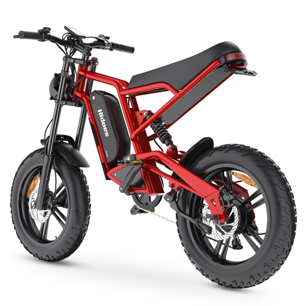 Hidoes B6 1200W 20" Fat Bike Electric Bike 720Wh Moped E-bike