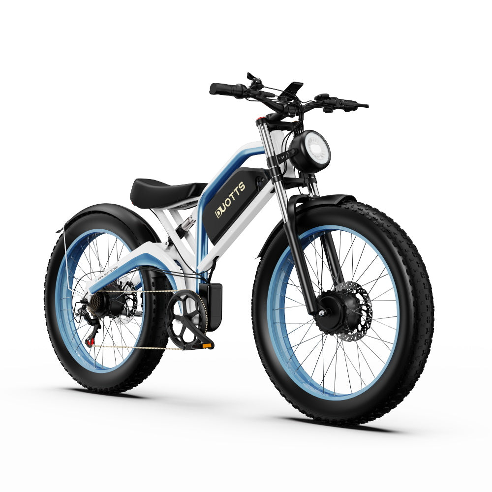 DUOTTS N26 750W *2 26" Double Moteur Fat Bike électrique avec 960Wh Samsung Batterie Mobylette électrique