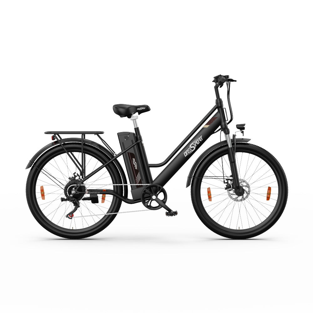 OneSport OT18-3 250W 26" Bicicletta elettrica da trekking City E-bike 14.4AH Supporto APP