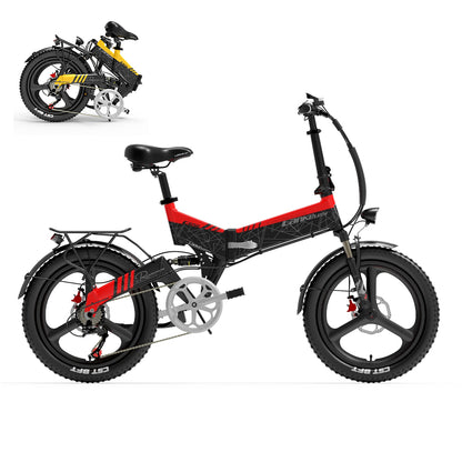 Lankeleisi G650 500W 20" Bicicletta elettrica pieghevole 614Wh City E-bike