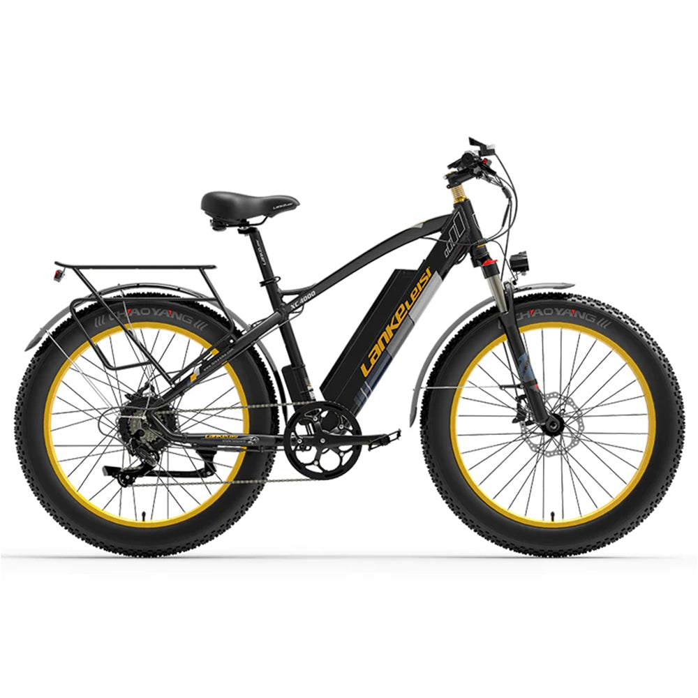 Lankeleisi XC4000 1000W Electric Fat Tire 17.5Ah E Mountain Bike EMTB E-Bike