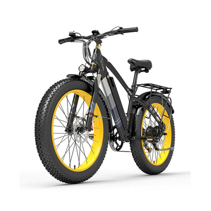 Lankeleisi XC4000 1000W Electric Fat Tire 17.5Ah E Mountain Bike EMTB E-Bike