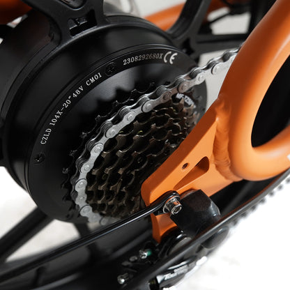 Vakole Q20 750W 20" fatbike volledig geveerde e-mountainbike met 20Ah Samsung batterij E-MTB