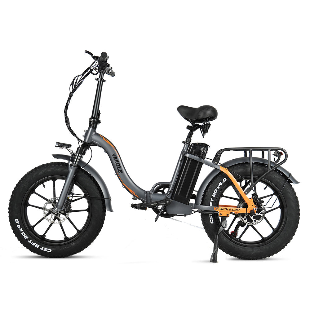 Vakole Y20 Pro 750W 20" Faltbares Elektrisches Fatbike mit 20Ah Samsung Akku Support APP