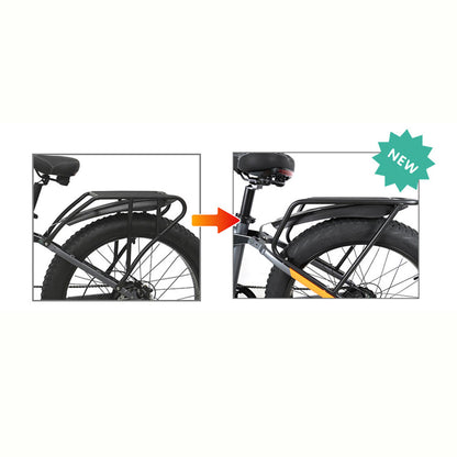 Vakole CO26 26" 750W Fat Bike Bicicletta elettrica da montagna a sospensione completa 48V 15Ah E-MTB