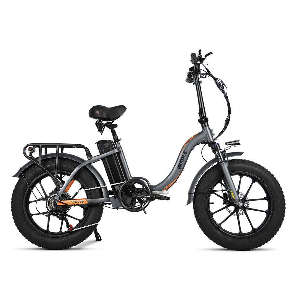 Vakole Y20 Pro 750W 20" Faltbares Elektrisches Fatbike mit 20Ah Samsung Akku Support APP