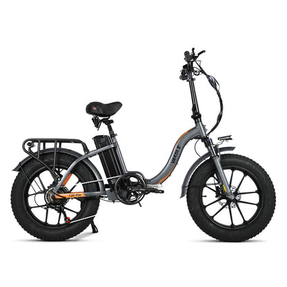 Vakole Y20 Pro 750W 20" opvouwbare elektrische fatbike met 20Ah Samsung batterijondersteuning APP