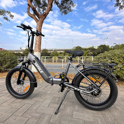 Vakole VT4 250W 20" Faltbares Fatbike E-klapprad 468Wh Step-Through E-Bike