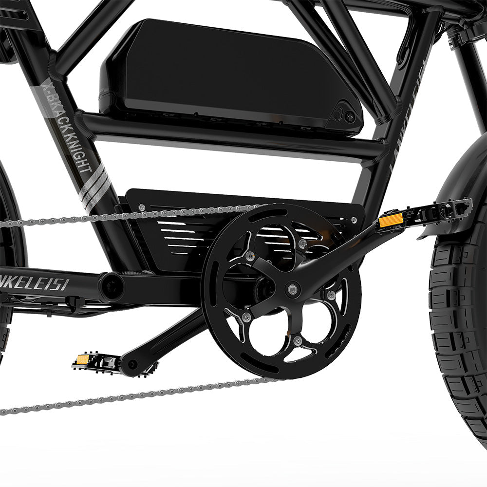 Lankeleisi x-black Knight 1000W * 2 double moteur 20 "Fat Bike suspension complète e-mountain 45Ah batterie Samsung E-MTB