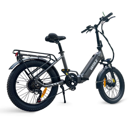 Vakole VT4 250W 20" Faltbares Fatbike E-klapprad 468Wh Step-Through E-Bike