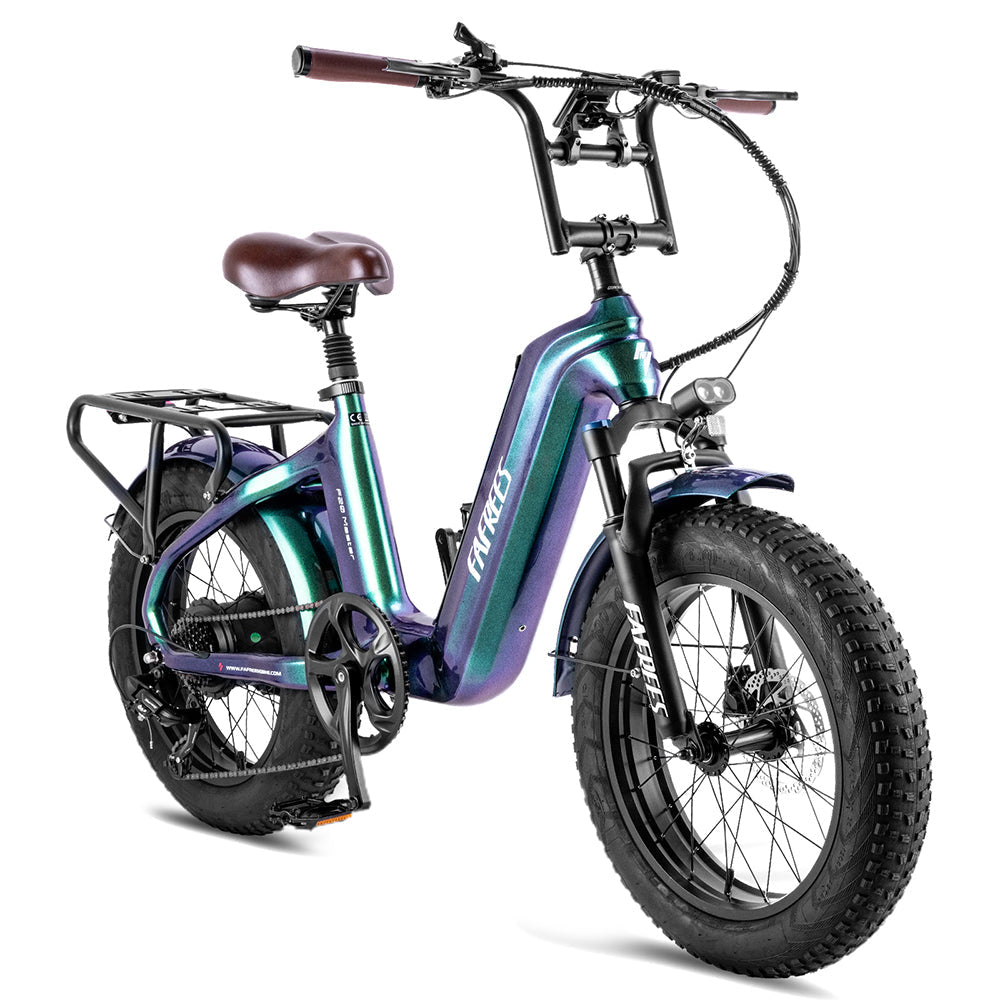 Fafrees F20 Master 500W 20 "koolstofvezel dikke fiets elektrische fiets 22,5 Ah Samsung-batterij