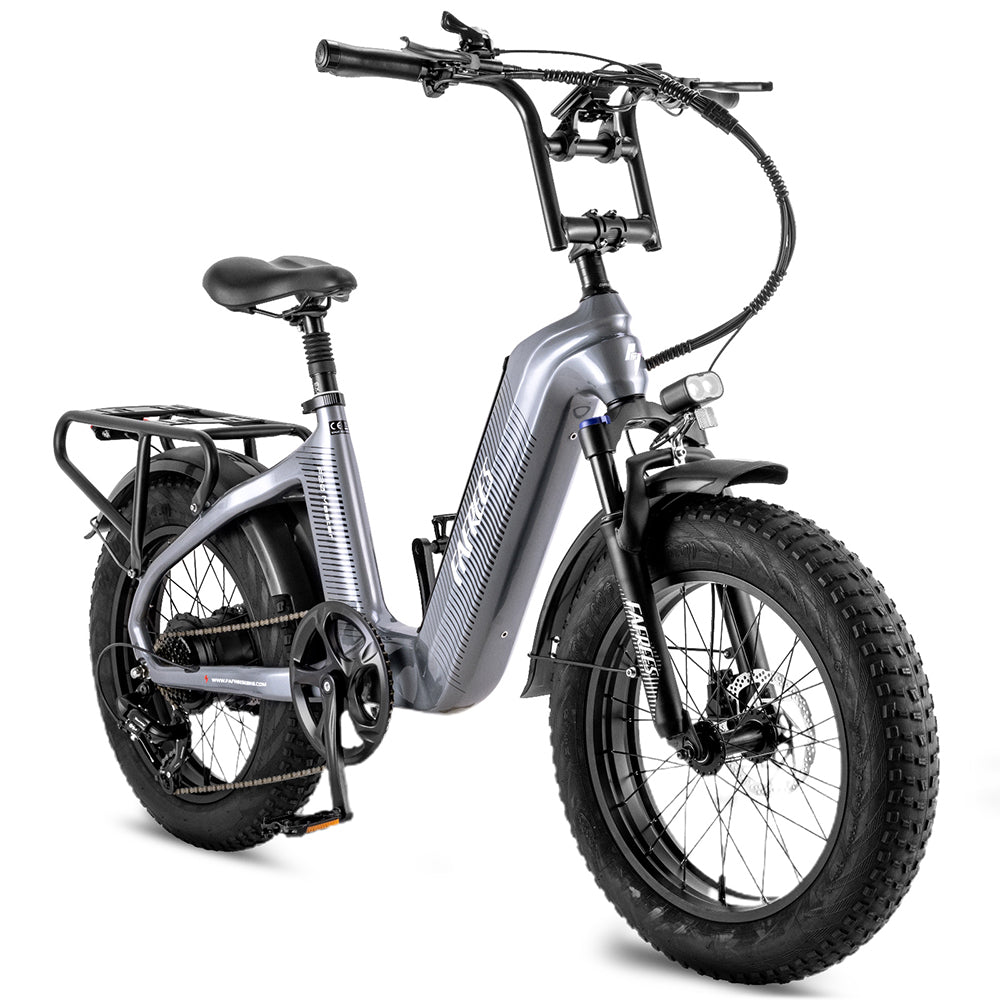 Fafrees F20 Master 500W 20" Kohlefaser Fatbike Elektrofahrrad 1080Wh Samsung Akku E-bike