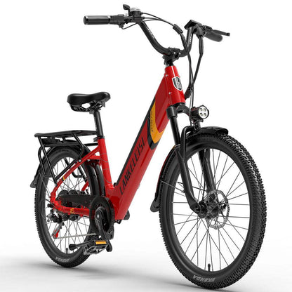 Lankeleisi ES500 Pro 500W 24" Electric Trekking Bike 14.5Ah City E-bike - Buybestgear