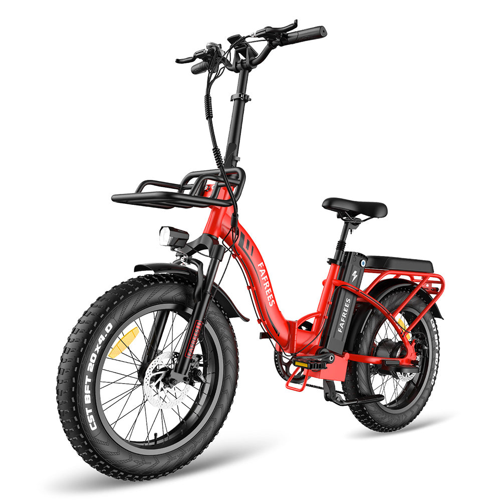 Fafrees F20 MAX 2023 Version 500W 20" Fat Bike Folding Electric Bike 22.5Ah Samsung Battery