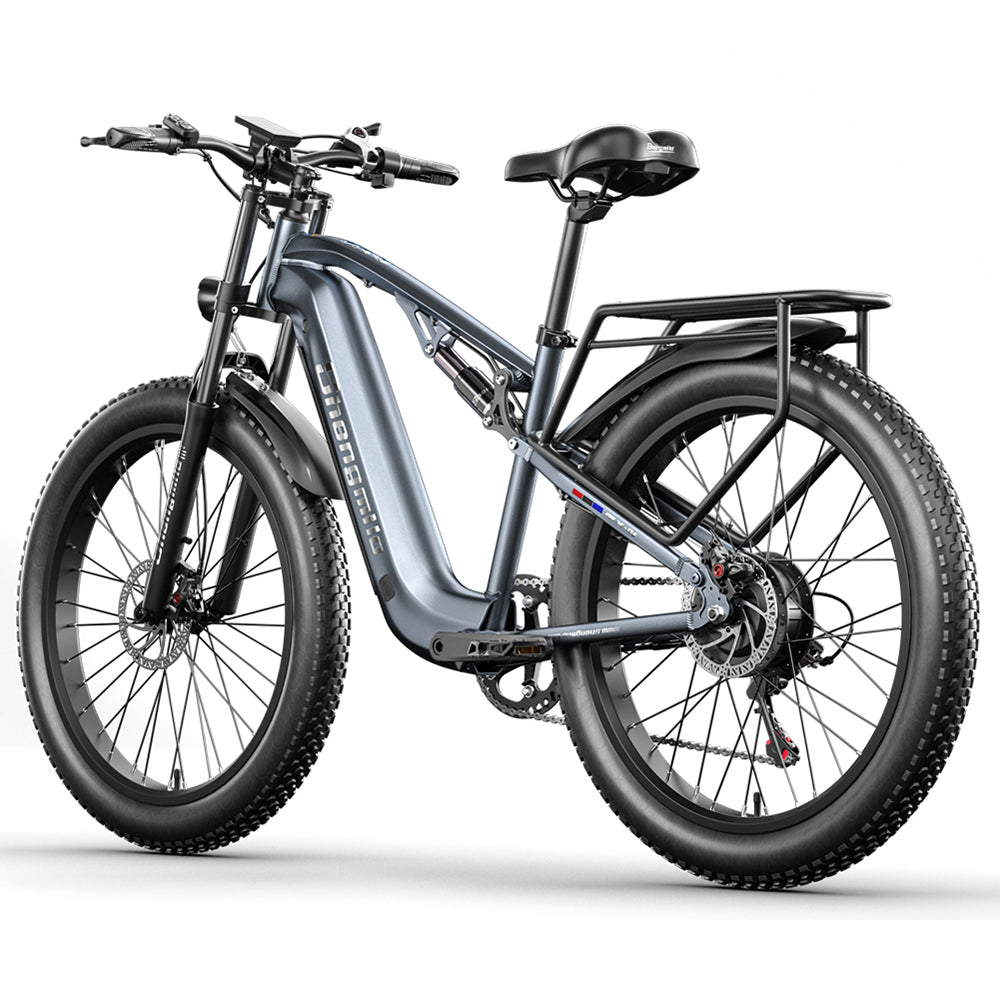 Shengmilo MX05 500W 26" Bafang Motor Fat Bike E-Mountainbike EMTB 17,5Ah Samsung Akku