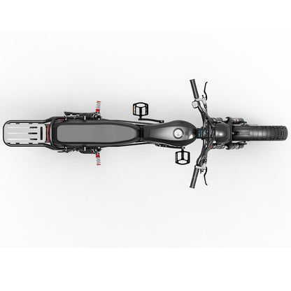 Lankeleisi X-Black Knight 1000W * 2 Dual Motor 20 "Fat Bike Volledig geveerde E-Mountainbike 45Ah Samsung Batterij E-MTB