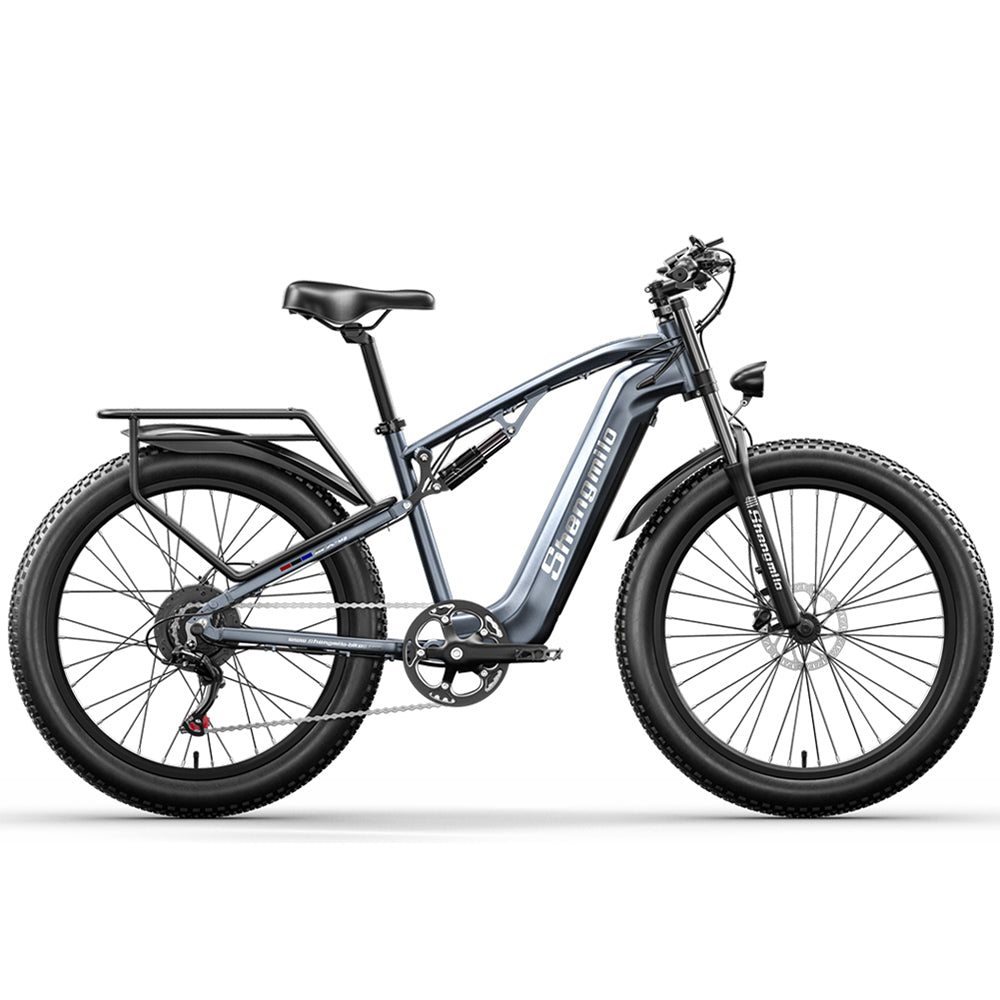 Shengmilo MX05 500W 26" Bafang Motor Fat Bike E-Mountainbike EMTB 17,5Ah Samsung Batterij