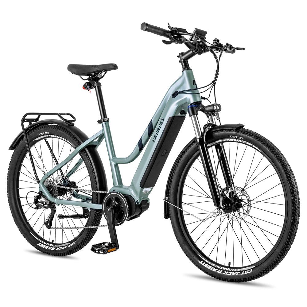 Fafrees FM8 250W 27.5" Mid-Drive Motor Electric Trekking Bike City E-bike 14.5Ah Support App - Buybestgear