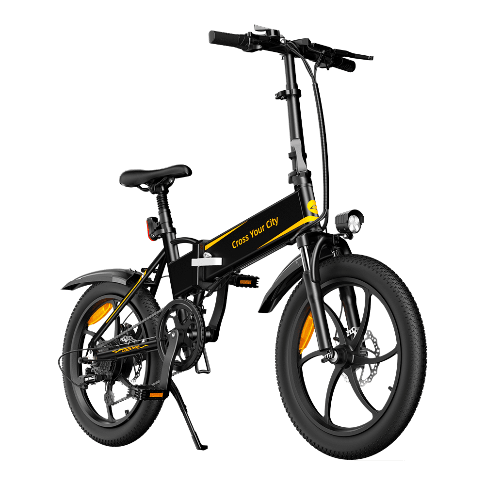 ADO A20+ 250W Folding Electric Bike City E-bike 10.4Ah Battery with New Controller - Buybestgear