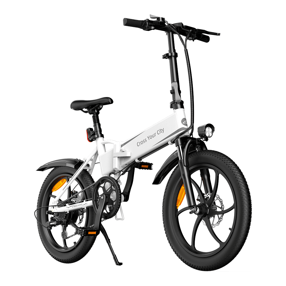 ADO A20+ 250W Folding Electric Bike City E-bike 10.4Ah Battery with New Controller - Buybestgear