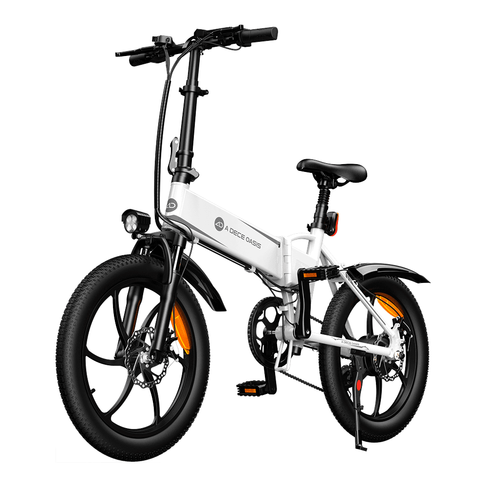 ADO A20+ 250W Folding Electric Bike City E-bike 10.4Ah Battery with New Controller - Buybestgear