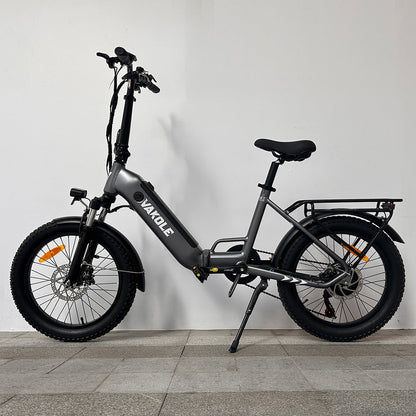 Vakole VT4 250W 20" Faltbares Fatbike E-klapprad 468Wh Step-Through E-Bike