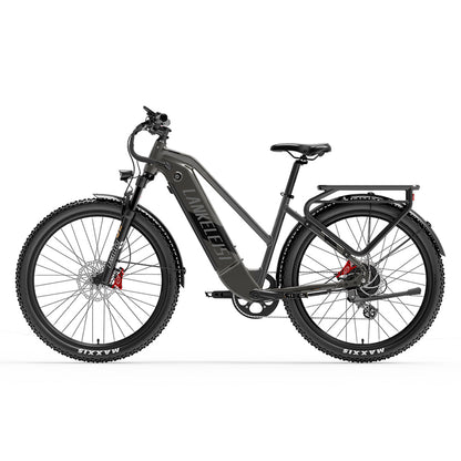 Lankeleisi MX600 PRO 500W 27,5 "vélo de randonnée électrique 20Ah batterie Samsung vélo électrique de banlieue