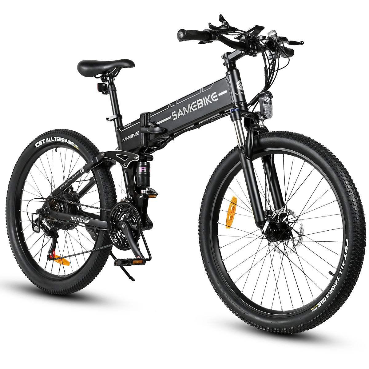 Samebike LO26-II 750W 26" Spoked Wheel Foldable Electric Bike 10Ah E Mountain Bike EMTB - Buybestgear